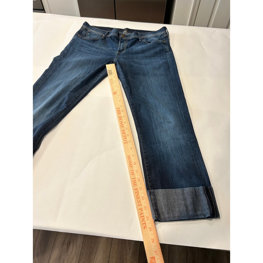 Citizens of Humanity Womens Dani Cropped Straight Leg Jeans Dark‎ Wash Size 32 - Picture 8 of 8